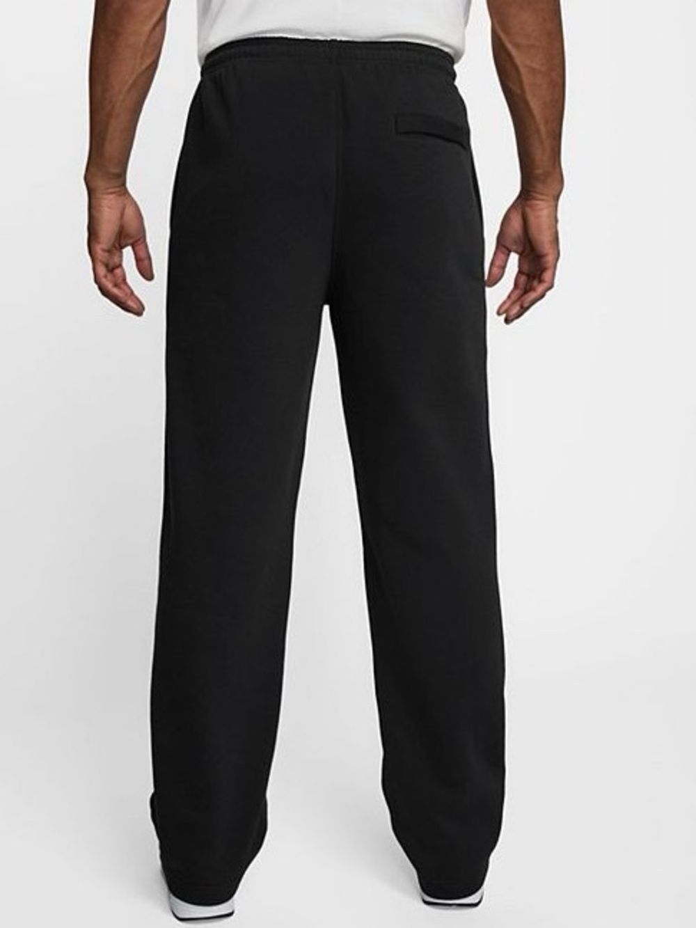 Nike Men’s Open Hem Fleece Pocket Sweatpants, Black, Size XXL - Picture 5 of 16